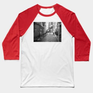 Paris Left Bank Street Baseball T-Shirt